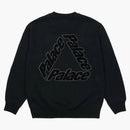 Palace P-3 Chenille Crew Black