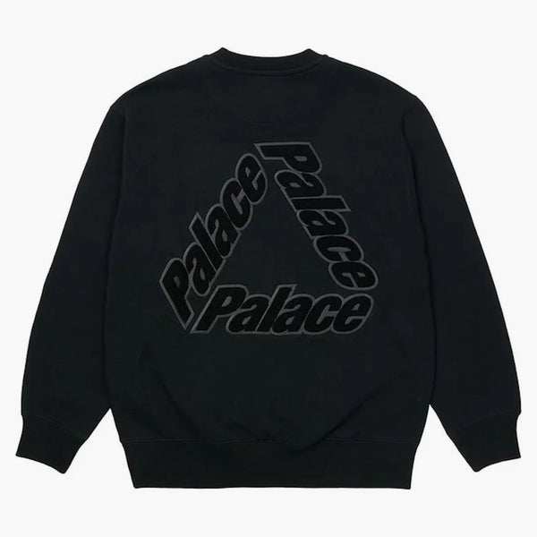 Palace P-3 Chenille Crew Black