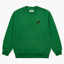 Palace P-3 Chenille Crew Green