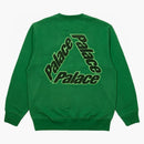 Palace P-3 Chenille Crew Green