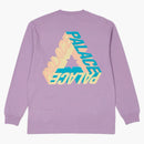 Palace P-3D Longsleeve (FW23) Light Purple