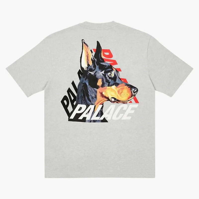 Palace P-3-K-9 T-shirt Gray Marl