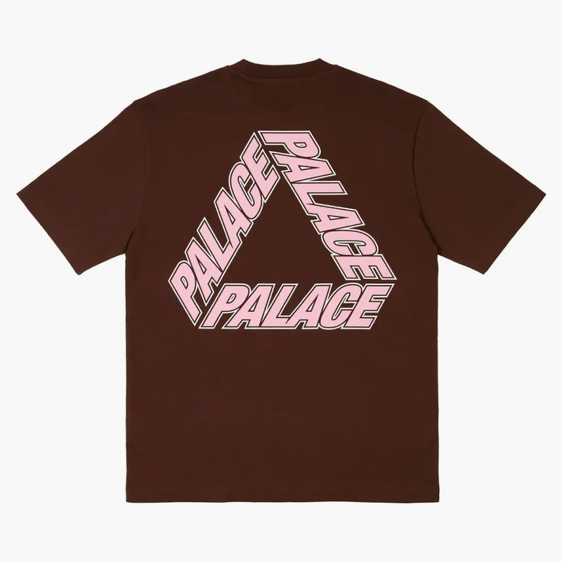 T-shirt del contorno palazzo P-3 piacevole marrone
