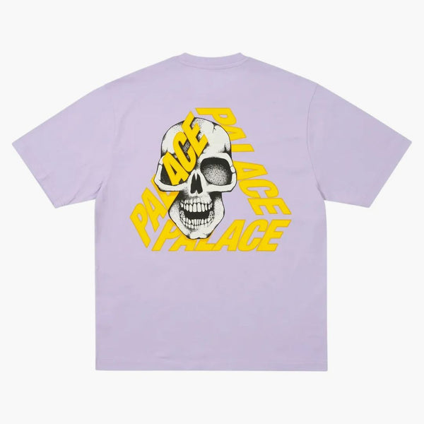 PALACE P3 SKULL T-shirt pastel fioletowy