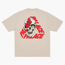 Palace P3 Skull T-shirt Stoney Grey