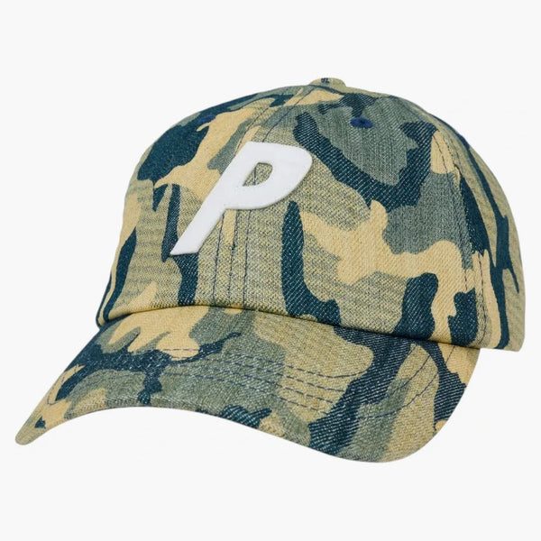 帽子 PALACE P6-PANEL CAMO DENIM Palace P 6 Panel Camo Denim-Buy at Hypeneedz