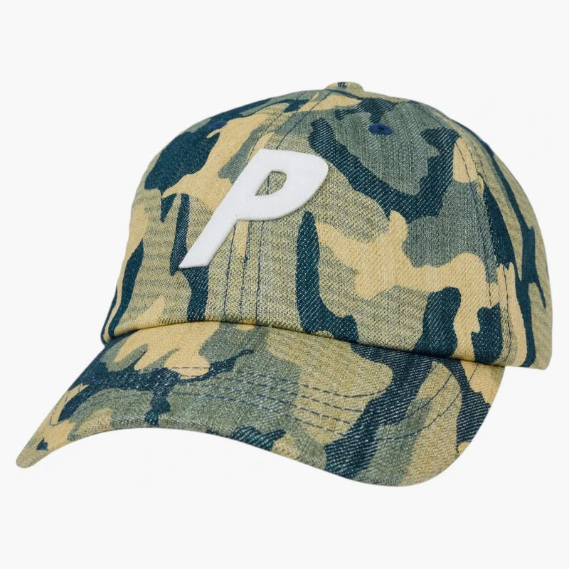 Palace P 6-panel (ss25) Camo Denim