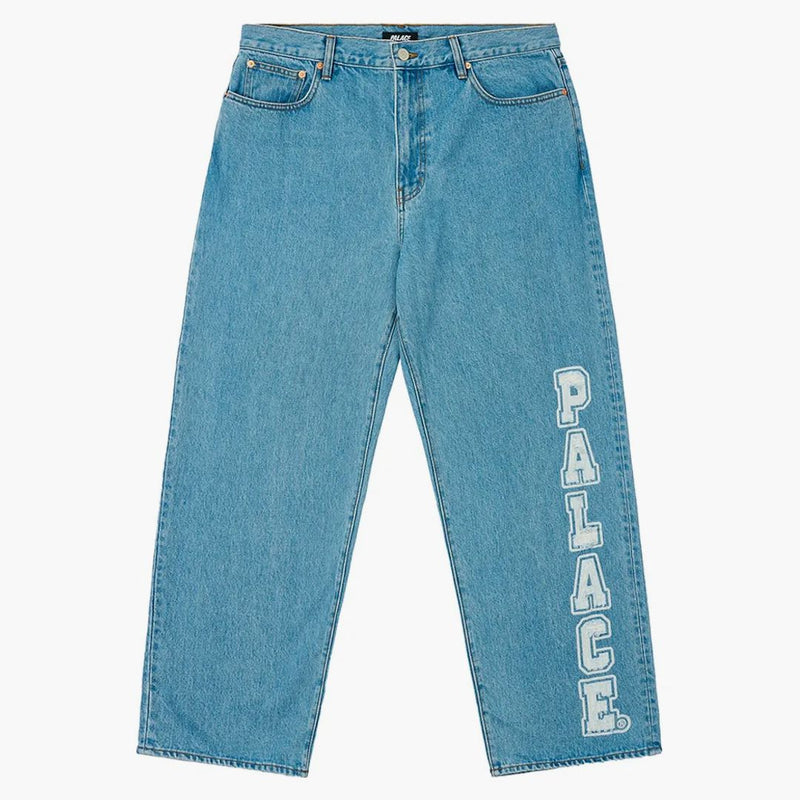 Palác P90 College Stress Baggy Jean Stone Wash