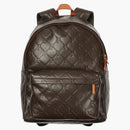 Palace Pal-M-Gram Leather Backpack Brown