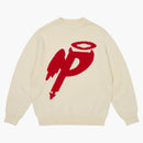Palace P Wing Knit Soft White