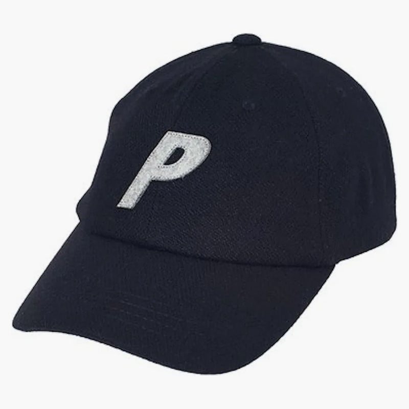 Palace P Wool 6-Panel Black