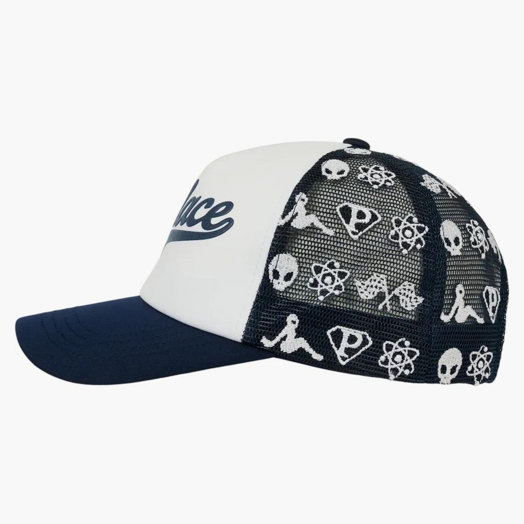 帽子 25summerPALACE PALACTIC TRUCKER NAVY CAP Palace Palactic Trucker Navy Men's - SS25 - US