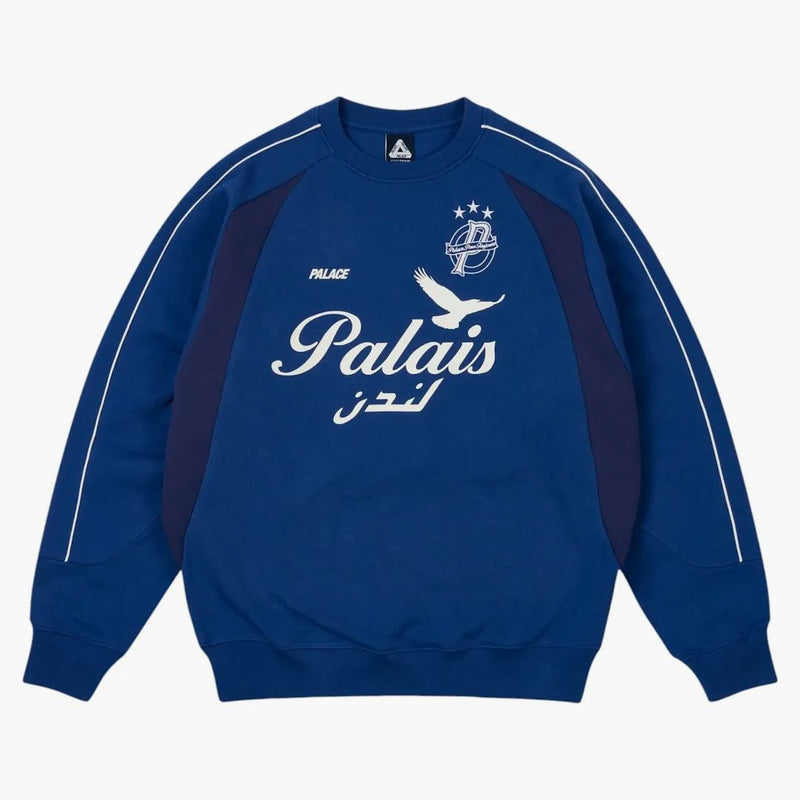 Palace Palais Pro-team Crew Blue Berry