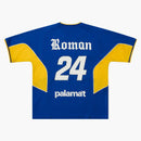 Palazzo palamat jersey blu/giallo