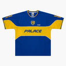 Palazzo palamat jersey blu/giallo