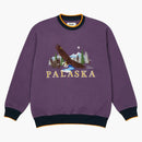 Palace Palaska EMB Crew Purple