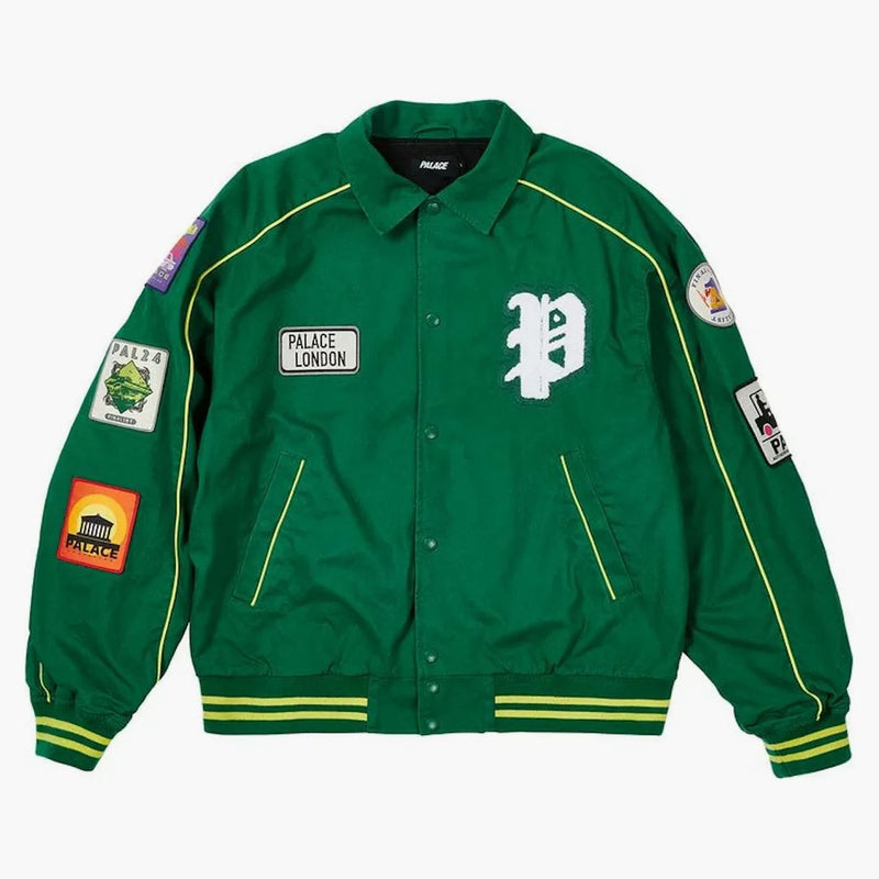 Palace Patches Cotton Bomber Kelly Green