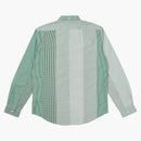 Patchwork Patchwork Stripe Shirt Green