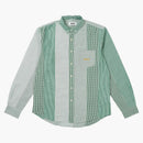 Patchwork Patchwork Stripe Shirt Green