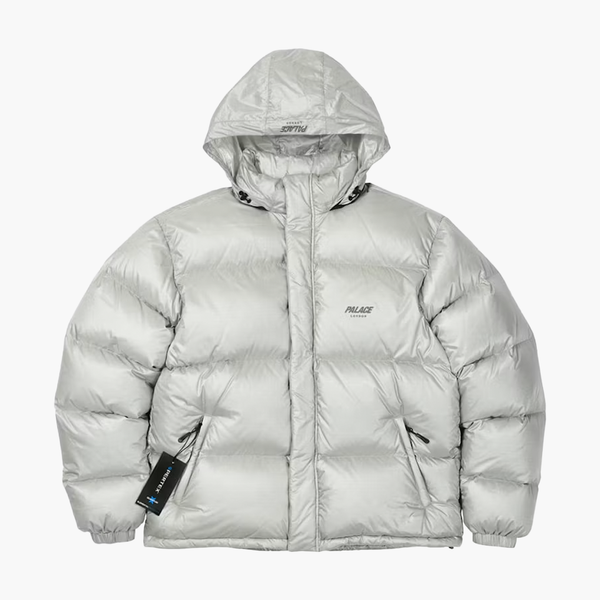 Palace London Pertex Puffa Silver