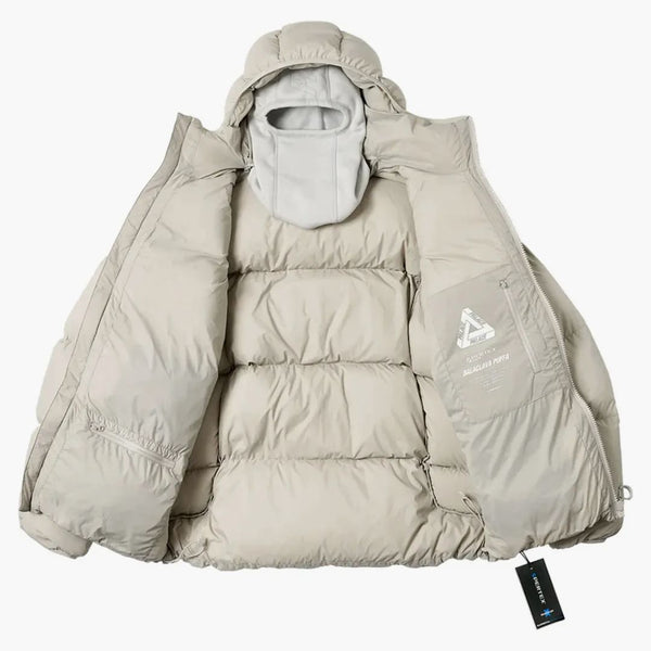 Palác Pertex Matte Balaclava Puffa Stone Arctica