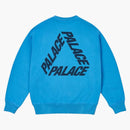 Palace Pigment P3 Crew Ocean Blue
