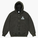 Palazzo Pigment Wash Tri-Ferg Hood Nero