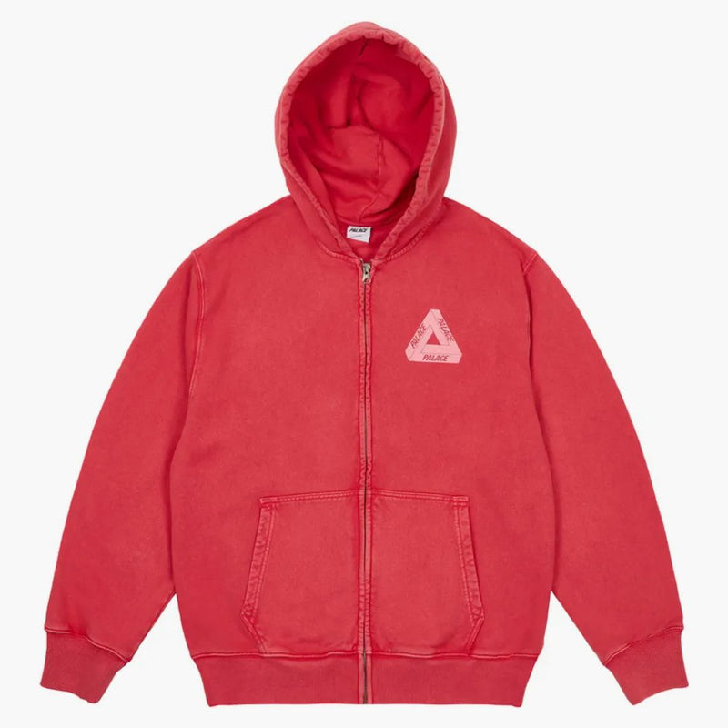 Palace Pigment Wash Tri-Ferg Hood Red
