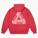 Palace Pigment Wash Tri-ferg Hood Red