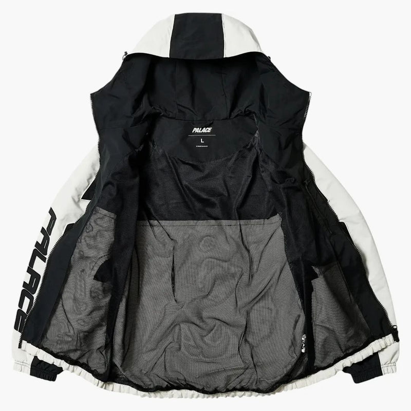 Palace Piped Hooded Shell Jacket Black