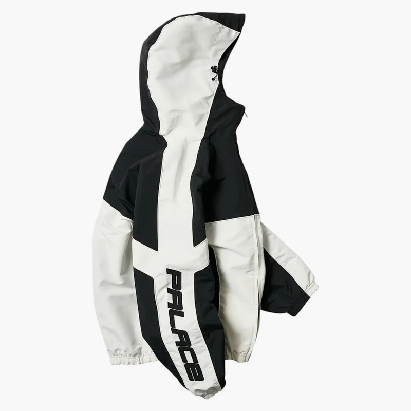 Palace Piped Hooded Shell Jacket Black