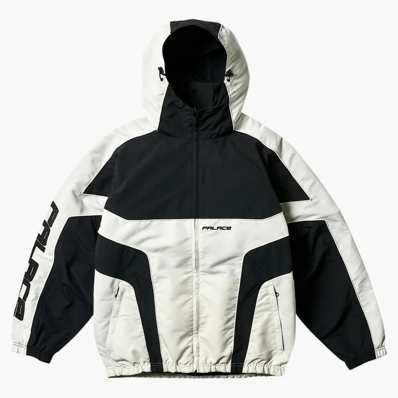 Palace Piped Hooded Shell Jacket Black