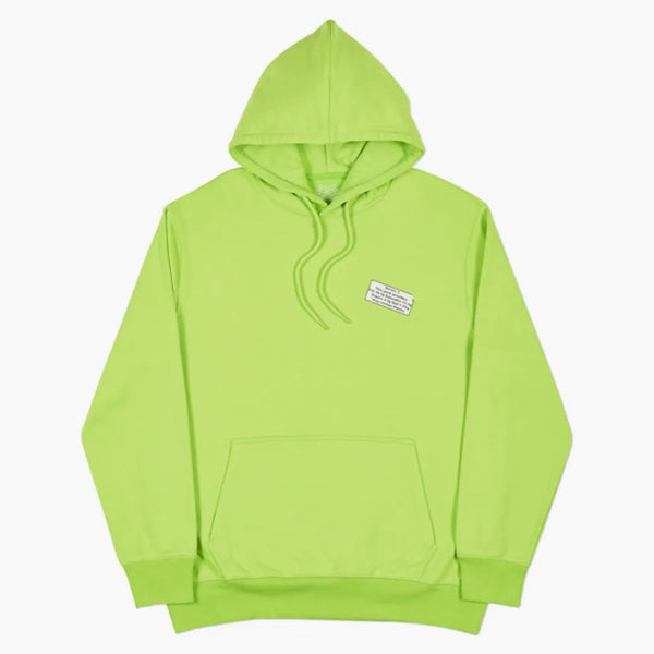 Palác pluh mans kapuce lime green