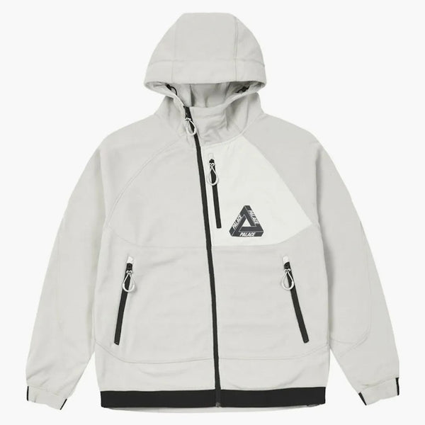 Palác polární fleece asymetrická bunda kámen