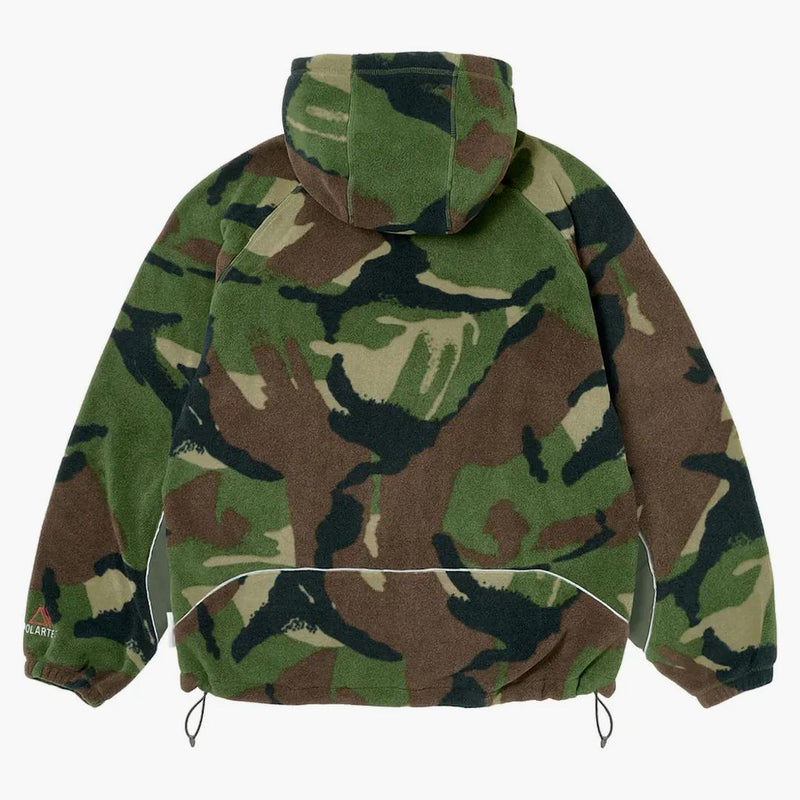 Palác Polartec 3M kapucí bunda Woodland Camo