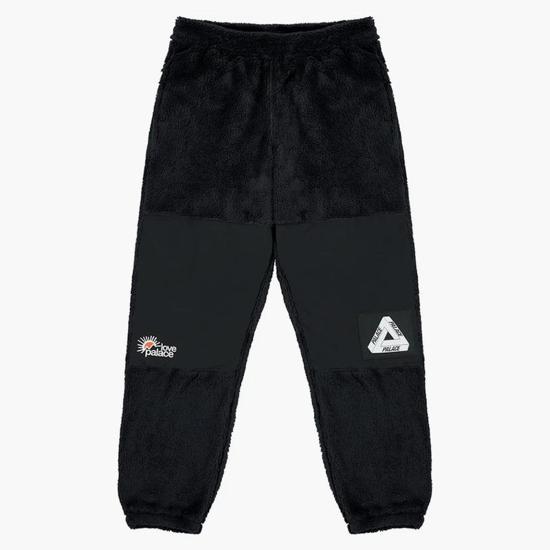 Palace Polartec High-loft Teddy Fleece Joggers Black