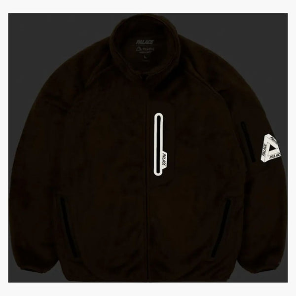 Palace Polartec High Loft Track Jacket Brown