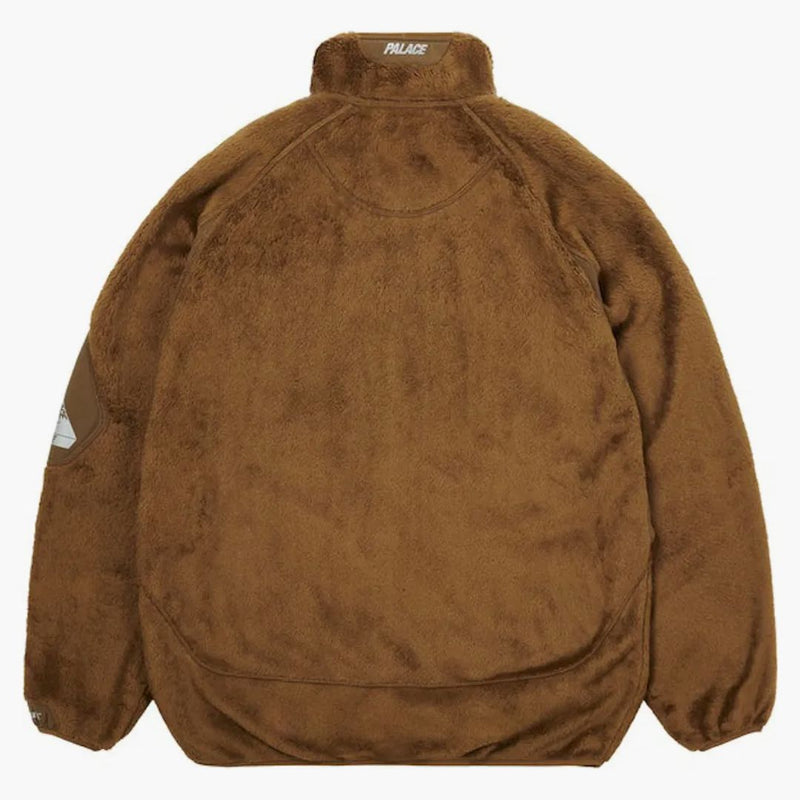Palace Polartec High Loft Track Jacket Brown