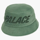Palace Polartec Lazer Bucket tiene verde plano