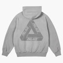 Palace Polartec Lazer Zip Hood Concrete Gray