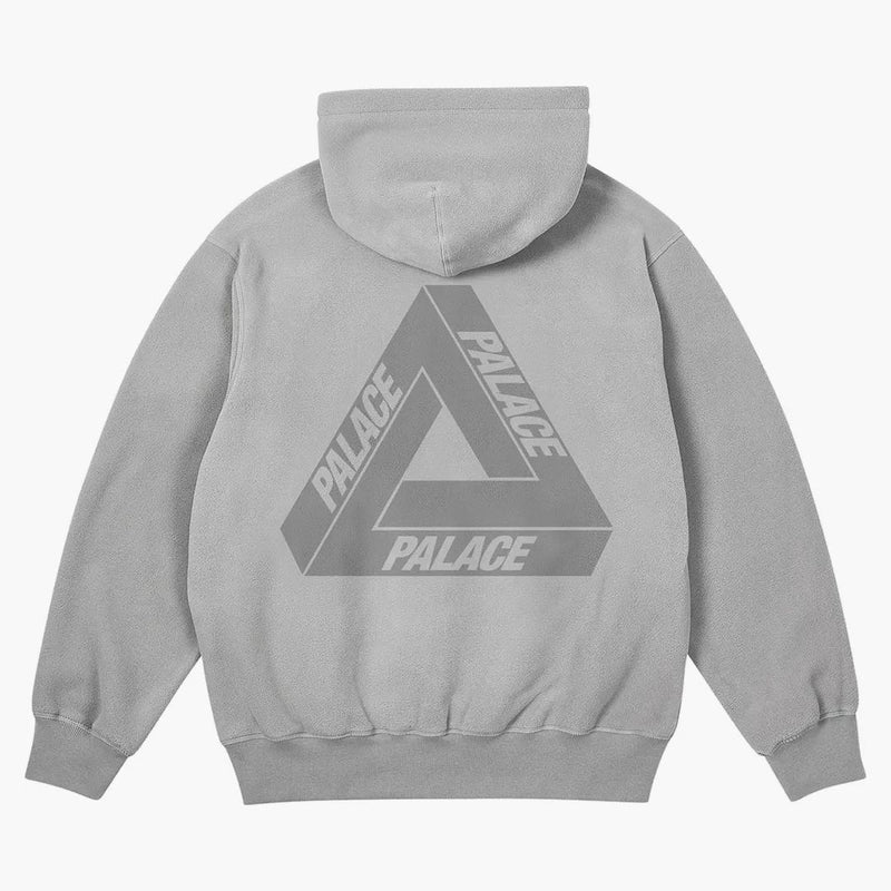 Palace Polartec Lazer Zip Hood Concrete Grey