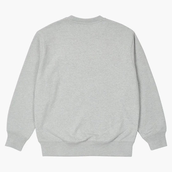 Palace Postcode Crew Grey Marl