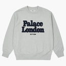 Palace Postcode Crew Grey Marl