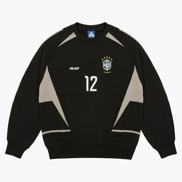 Palace Pro Team 02 Crew Black