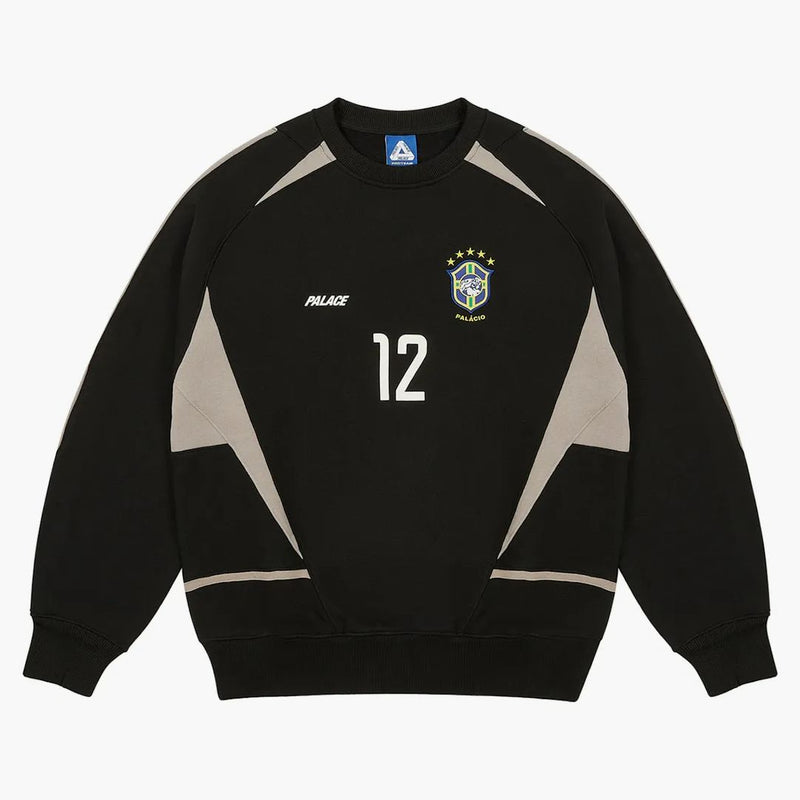 Palace Pro Team 02 Crew Black