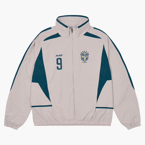 Palace Pro Team 02 Shell bunda světle šedá