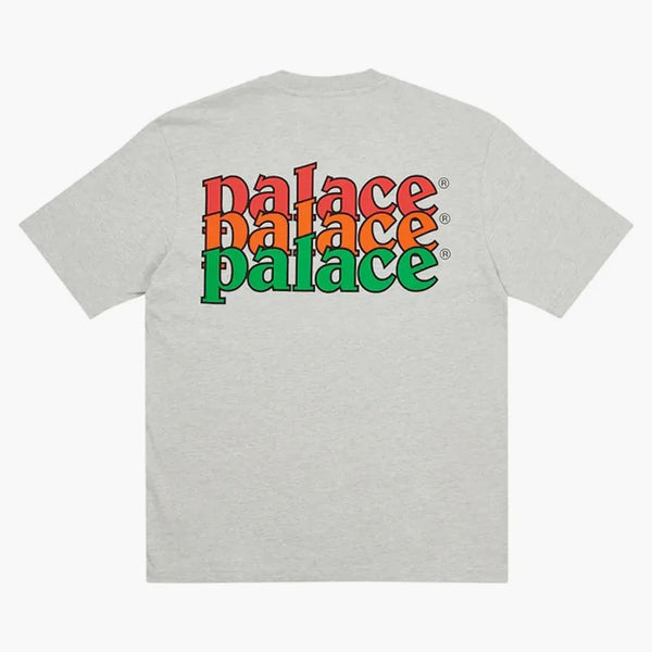 Palatskvalitet t-shirt grå marl
