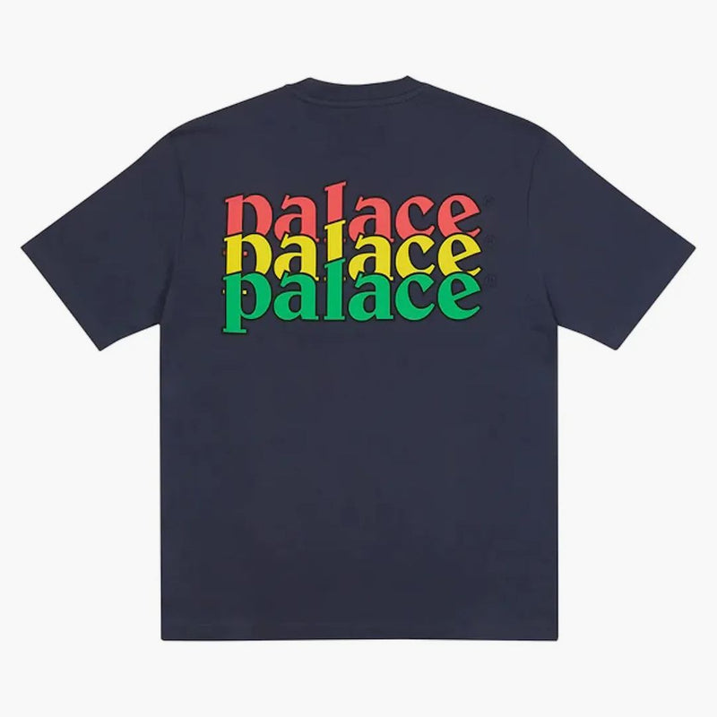 T-shirt di qualità palazzo blu scuro