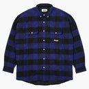 Palace Quilt Mit Plaid Shirt Blue