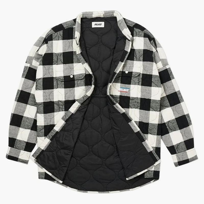 Palace Quilt with Plaid Shirt White
